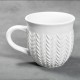 Stitched Mug bisque