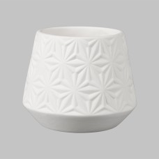 Mayco MB-1588 Geometric Container Bisque
