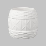 Wicker Container bisque