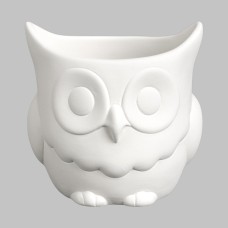 Mayco MB-1630 Small Owl Planter Bisque