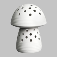 Mayco MB-1644 Large Mushroom Lantern Bisque