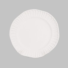 Mayco SB-152 Fluted Salad Plate Stoneware Bisque