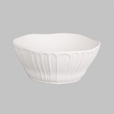 Mayco SB-154 Fluted Small Bowl Stoneware Bisque