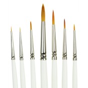 Golden Taklon Detail Brush Set (7 pc.)