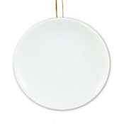 China Plate Ornament - 2" Plain