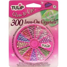 Tulip Multi-Color Glass Iron-On Crystals (300 ct.)