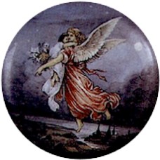 Virma 1932 Angel Flying with Child Decal