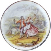 Virma decal 2100-A - Victorian Couple (7 inch)