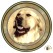 Dog Decal, Select Breed - 6" dia.