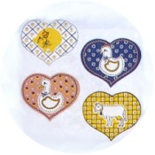 Virma decal 1482 -Animals in Hearts