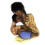 Virma decal 3162 - Mother hugging son