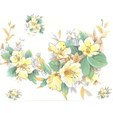 Virma 1570 Yellow Flowers Decal
