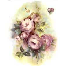 Virma 3140 Mauve Roses Decal