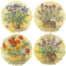 Virma 3288 Flowers in Pots Decal
