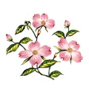 Virma decal 1538-Pink Flowers