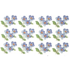 Virma 2280 Little Blue Flowers Decal