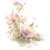Virma decal 3292- Pink Flowers 2