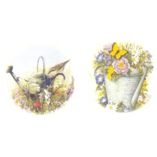 Virma 3452 Watering cans and Flowers Decal