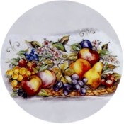 Virma decal 1744 - Fruit, 3 different.