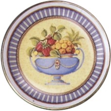 Virma 2226-B Fruit in Bowls Set (7.5 inch) Decal