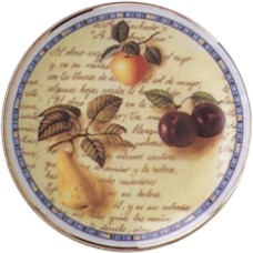 Virma 2228-B Fruits, Pear Apple, Plum (7.5 inch) Decal