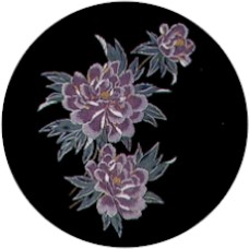 Virma 1498 Pink/Gold Flower Decal