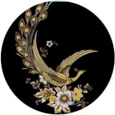 Virma 1514 Bird in Gold Decal