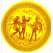 Virma 1544 Greecian Gods/Citizens, Gold Decal
