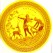 Virma 1544 Greecian Gods/Citizens, Gold Decal