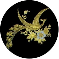 Virma 1664 Peacock, Gold Decal