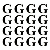 Virma decal 0040 - Letter "G" Decal