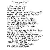 Virma decal 0043-mug wrap sayings- "I Love you, Dad"