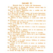 Virma decal 0069-mug wrap sayings- 91st Psalm in Spanish -GOLD