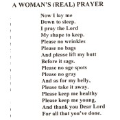 Virma decal 0175-mug wrap sayings- woman's (real) prayer