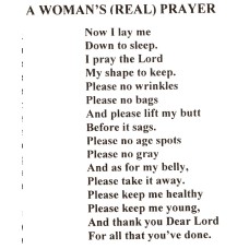 Virma 175 mug wrap sayings- woman's (real) prayer Decal