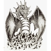 Virma decal 0185 - Dragon in black