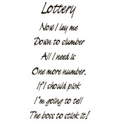 Virma decal 0198-mug wrap sayings-lottery saying
