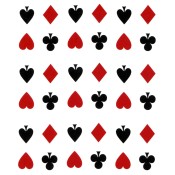 Virma decal 0203 - Playing Card Symbols