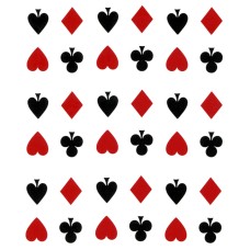 Virma 203 Playing Card Symbols Decal