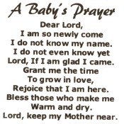 Virma decal 0210-mug wrap sayings-A Baby's Prayer