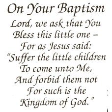 Virma 218 mug wrap sayings- On Your Baptism Decal