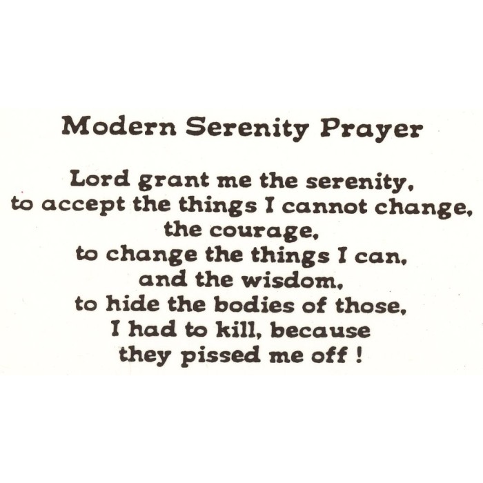 Serenity Prayer sticker – CLOVE + FIG