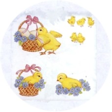 Virma 1034 Easter Chicks and Eggs Decal
