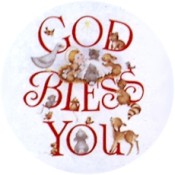 Virma decal 1274-God Bless You, Christmas