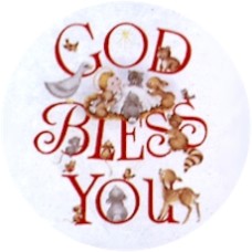 Virma 1274 God Bless You, Christmas Decal