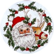 Virma decal 1448-Santa and Reindeer