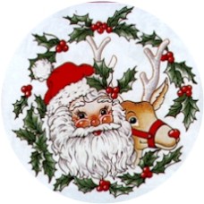 Virma 1448 Santa and Reindeer Decal