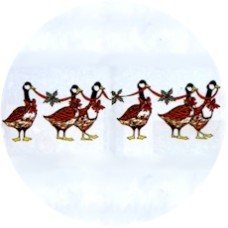Virma 1506 Christmas Canadian Geese mug wrap Decal
