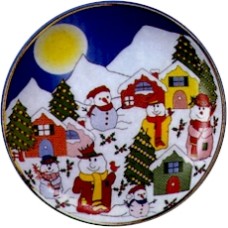 Virma 1690 Snowmen in Village