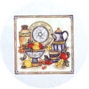 Virma decal MR114-Fruit, Teapot, Vase, Plate